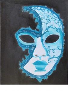 Masque bleu 1